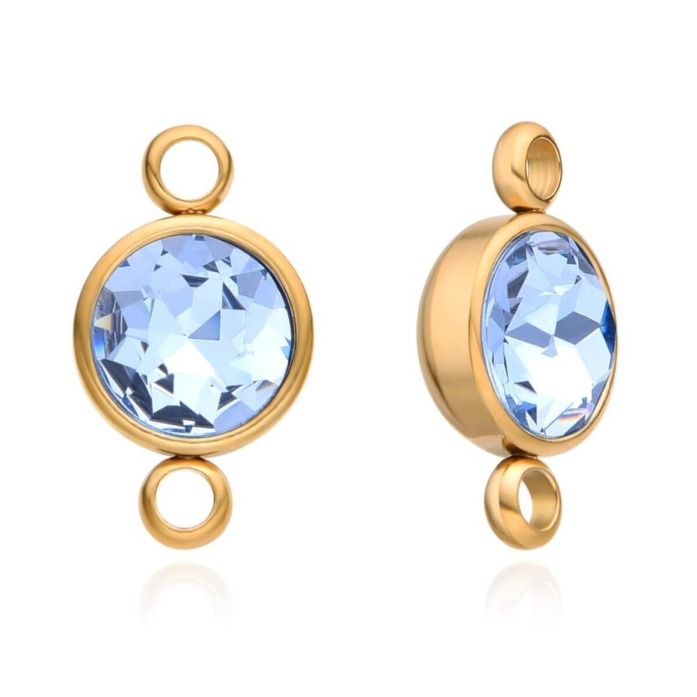 8972 20pcs Adabele Grade A 18K Yellow Gold Plated Stainless Steel March